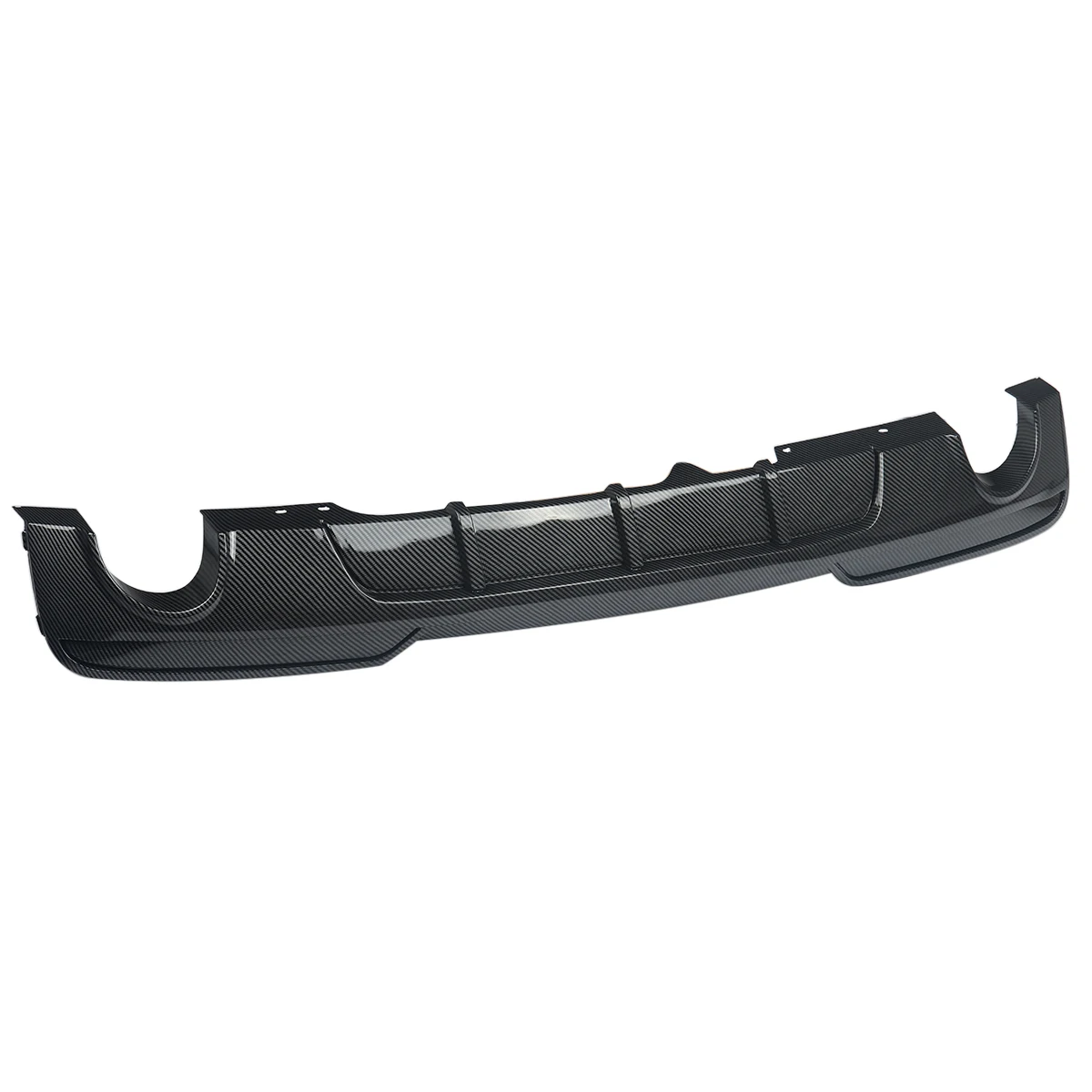 Carbon Fiber Look Lip For Bmw F10 F11 Dffuser 2010-2016 Rear Bumper Spoiler M Sport Performace Auto Car Accessorise