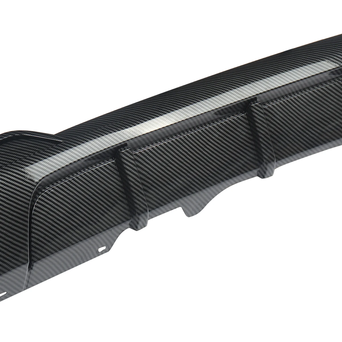 Carbon Fiber Look Lip For Bmw F10 F11 Dffuser 2010-2016 Rear Bumper Spoiler M Sport Performace Auto Car Accessorise