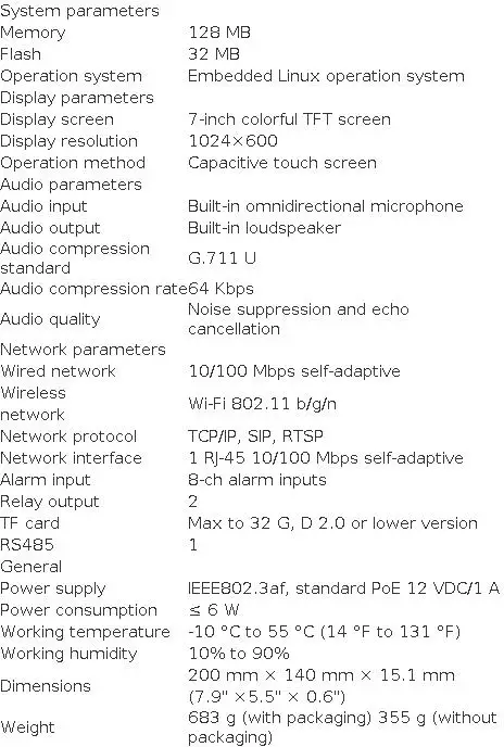 HIKVISION Multi-language 802.3af POE Video intercom KIT,include DS-KV8113-WME1(C) & DS-KH6320-WTE1 & PoE Switch