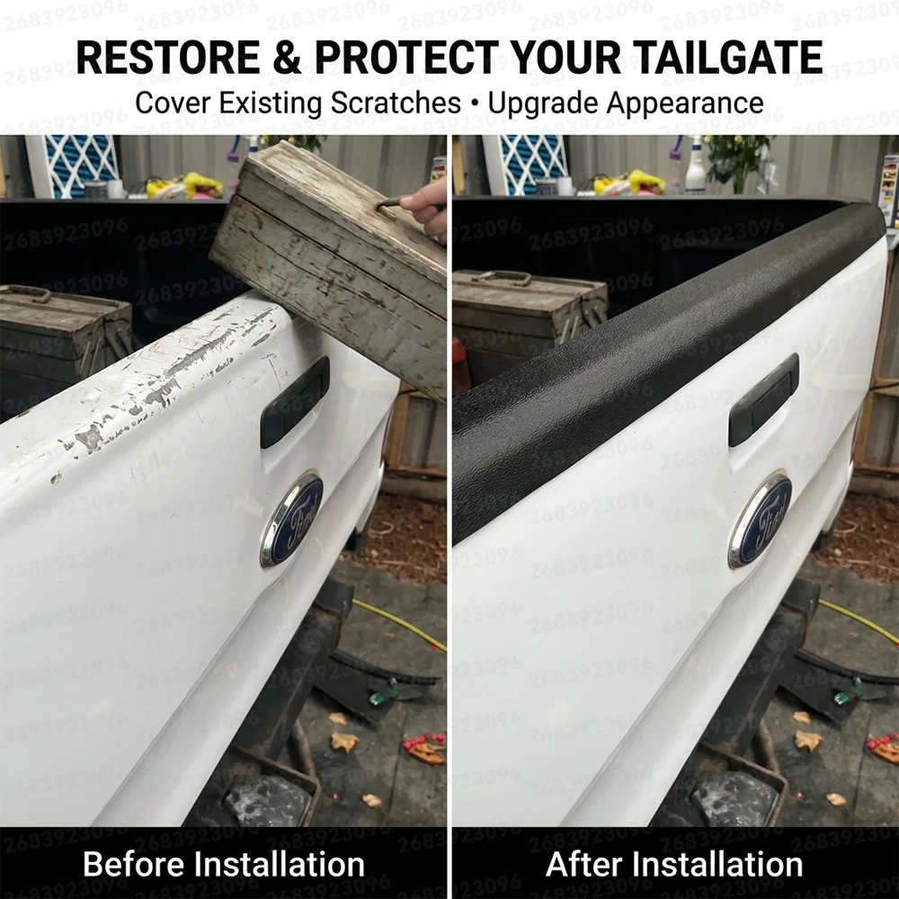 Protector Tailgate Guard Spoiler Rail Cap Tail Gate Cover For Ford Ranger 2012-2022 T6 T7 T8 Car Accesssories