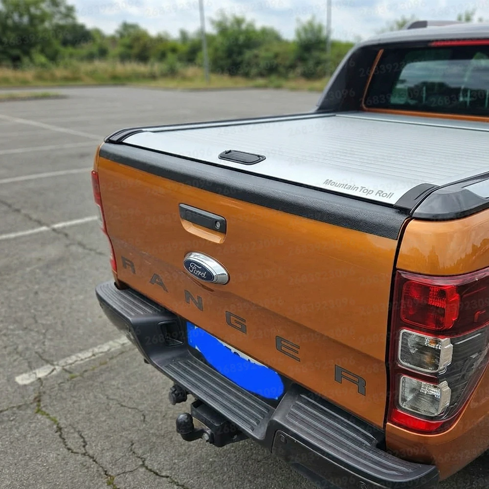Protector Tailgate Guard Spoiler Rail Cap Tail Gate Cover For Ford Ranger 2012-2022 T6 T7 T8 Car Accesssories