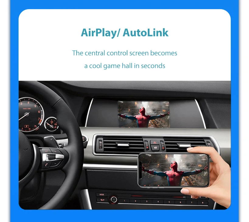 Wireless CarPlay For BMW Series 5 7 F10 F11 F07 GT F01 F02 F03 F04 CIC CCC NBT EVO Android Mirror Link AirPlay CarPlay Function