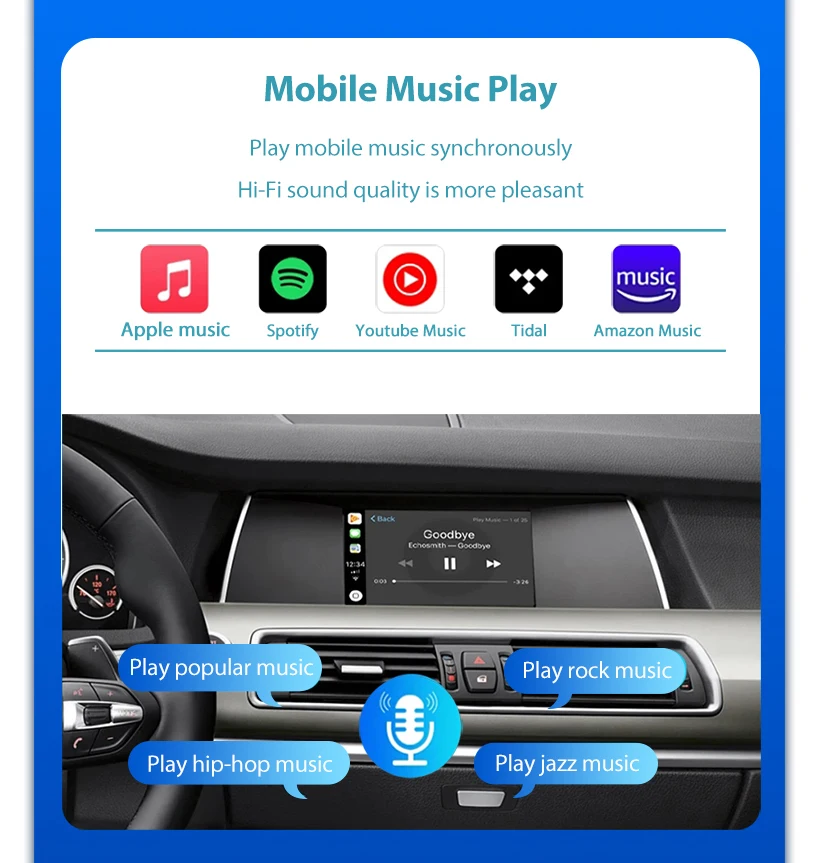 Wireless CarPlay For BMW Series 5 7 F10 F11 F07 GT F01 F02 F03 F04 CIC CCC NBT EVO Android Mirror Link AirPlay CarPlay Function