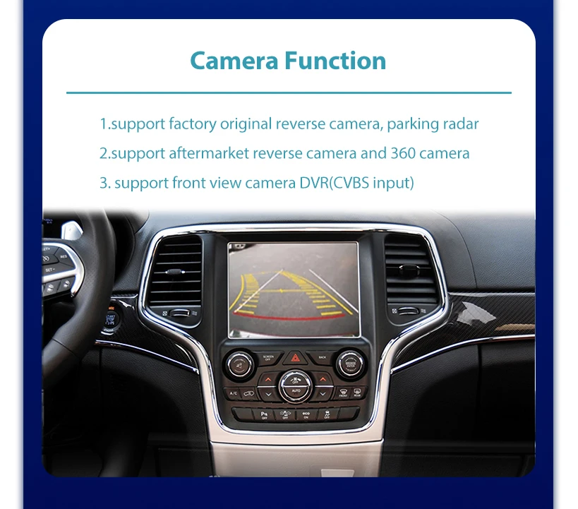 Wireless CarPlay For Jeep Grand Cheokee renegade Compass 2014-17 17-19 years AirPlay Android Mirror Link CarPlay Function
