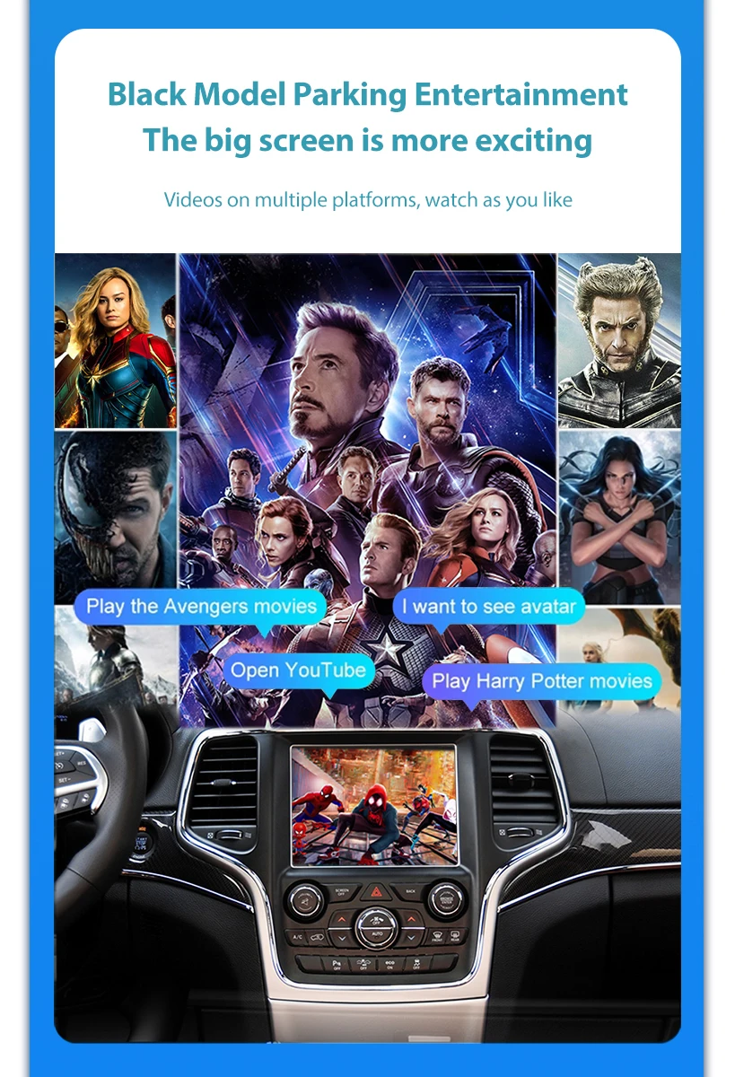 Wireless CarPlay For Jeep Grand Cheokee renegade Compass 2014-17 17-19 years AirPlay Android Mirror Link CarPlay Function