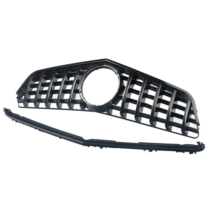 For Mercedes W207 C207 Grille 2009-2013 Benz E Class E350 E550 C207 Coupe GT-R Grille Tuning Front Bumper Grill Grid CAR