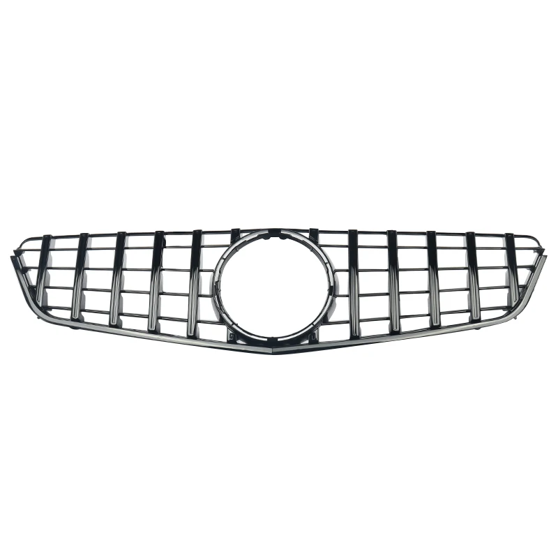 For Mercedes W207 C207 Grille 2009-2013 Benz E Class E350 E550 C207 Coupe GT-R Grille Tuning Front Bumper Grill Grid CAR