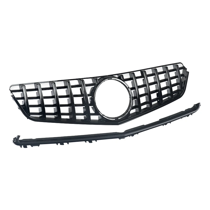 For Mercedes W207 C207 Grille 2009-2013 Benz E Class E350 E550 C207 Coupe GT-R Grille Tuning Front Bumper Grill Grid CAR