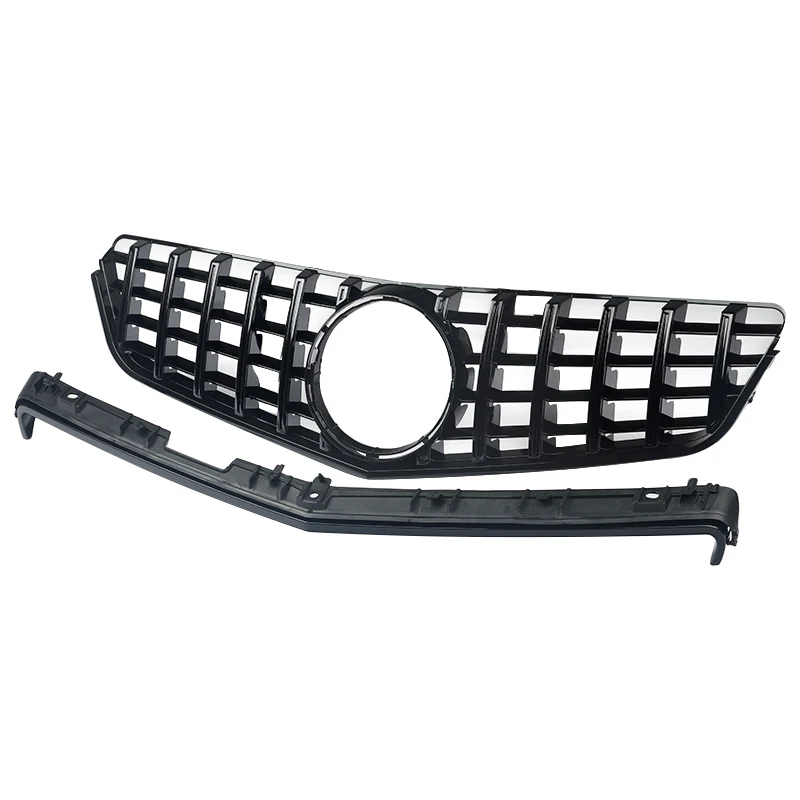 For Mercedes W207 C207 Grille 2009-2013 Benz E Class E350 E550 C207 Coupe GT-R Grille Tuning Front Bumper Grill Grid CAR