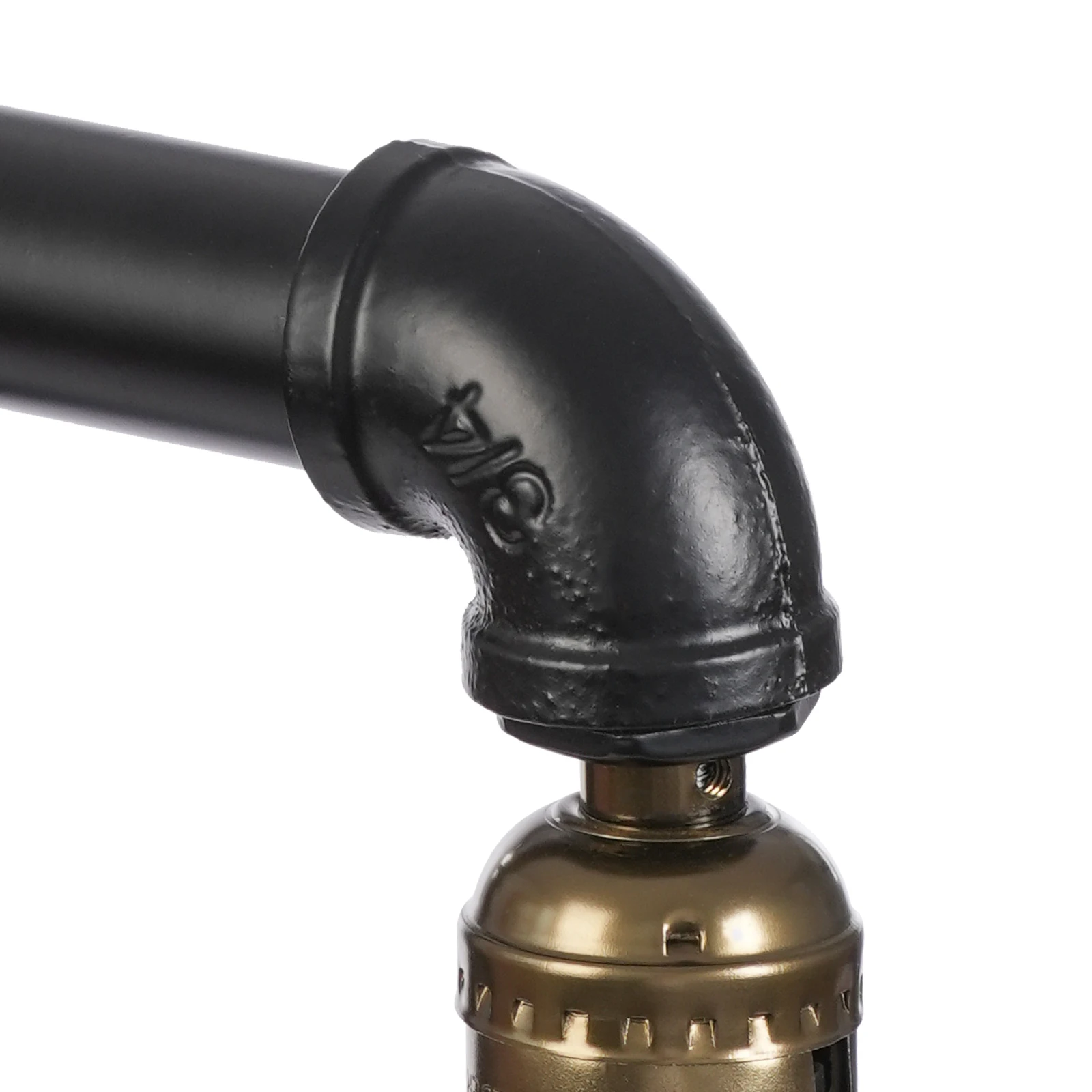 Retro Industrial Table Lamp Metal Water Pipe Desk Decor Lights Loft Study Room Bedroom Night Lighting Fixture 220V E27