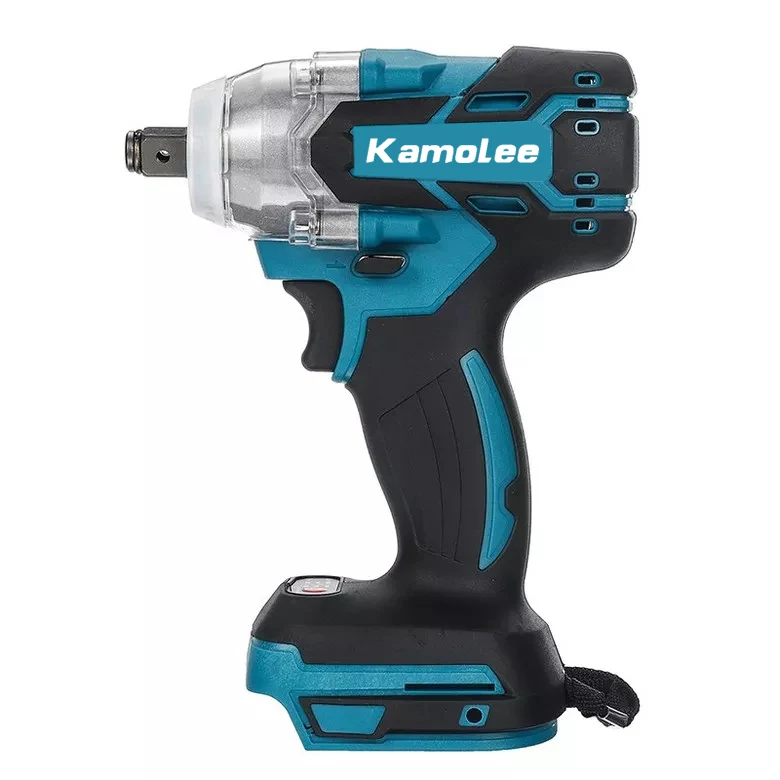 Kamolee 520N.M Brushless Cordless Electric Impact Wrench DTW285 Dual Function Power Tools Compatible with 18V Makita Battery