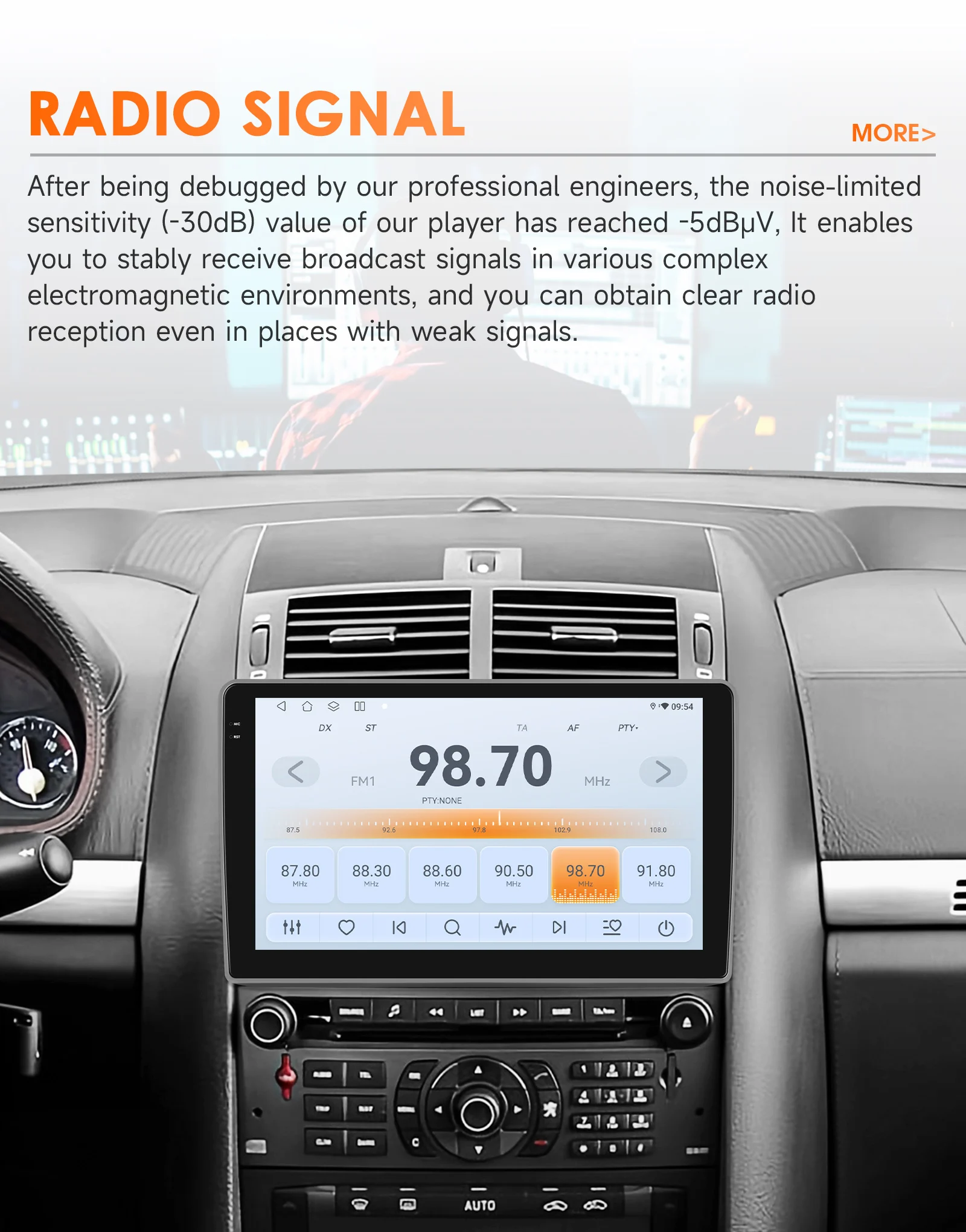 Hizpo Car Radio For Peugeot 407 1 2004-2008 2009 2010 2011 Wireless CarPlay Android Auto Multimedia No 2 din 2din DVD Autoradio
