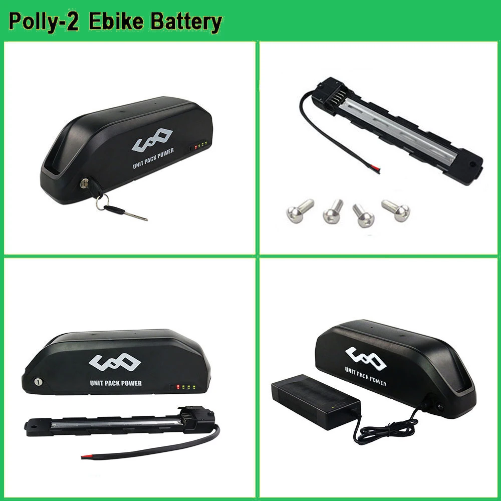 Polly 18650 21700 EBike Battery 48V 52V 25Ah 60V 36V 20Ah Electric Bicycle Bateria Pack for 2000W 1500W 1000W 500W 350W 250W