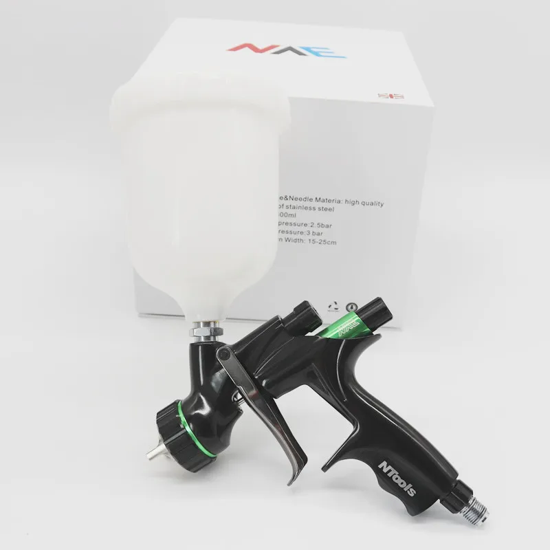 NVE Spray Gun 1.3mm Stainless Steel Nozzle Air Spray Gun /Water-Based Paint /Varnish Paint Sprayer /Air Tools