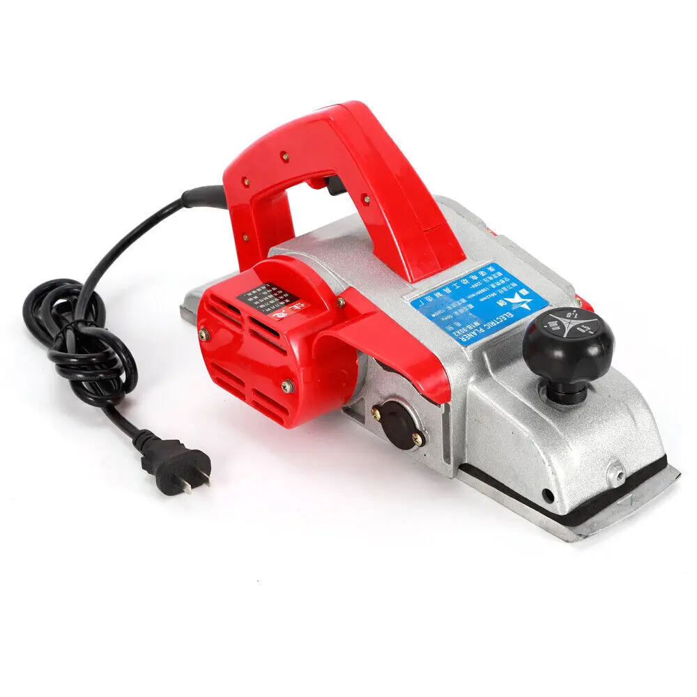 HeavyDuty Electric Wood Planer Sander Door Plane HandHeld Woodworking 82mm 800W
