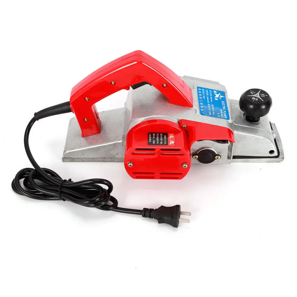 HeavyDuty Electric Wood Planer Sander Door Plane HandHeld Woodworking 82mm 800W