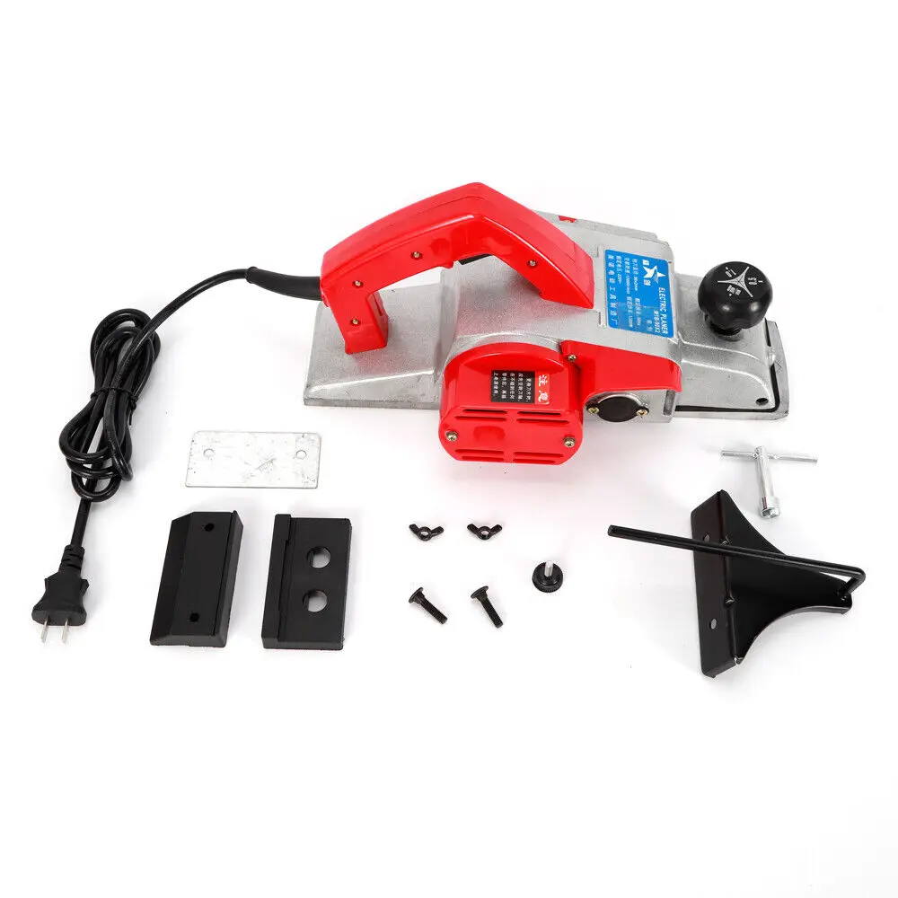 HeavyDuty Electric Wood Planer Sander Door Plane HandHeld Woodworking 82mm 800W