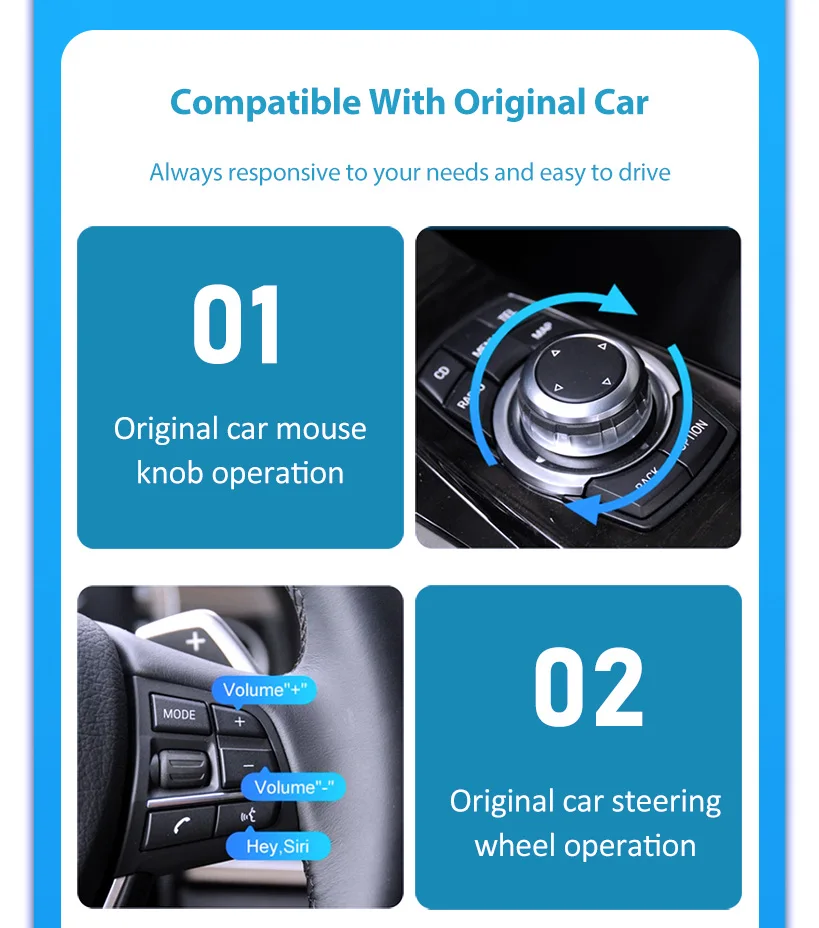 Wireless CarPlay 6.5" For Ferrari California T（15-18）AirPlay Android mirror link CarPlay function