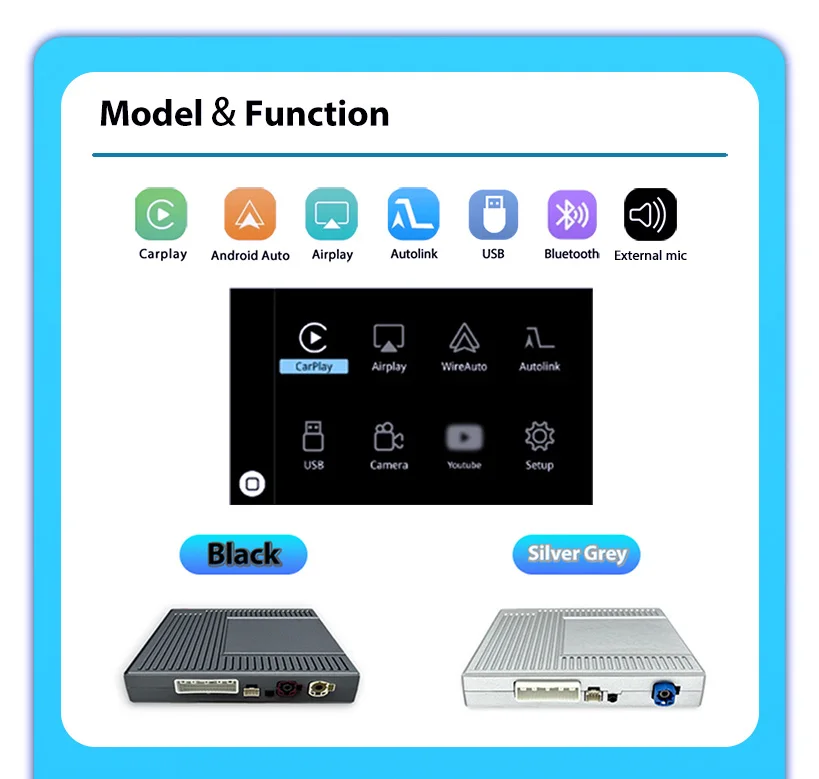 Wireless CarPlay 6.5" For Ferrari California T（15-18）AirPlay Android mirror link CarPlay function