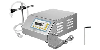 SucceBuy Liquid Filling Machine 5-3500 ml GFK160 Digital Control Water Drink Perfume Cosmetics Juice Milk Small Bottle Filler