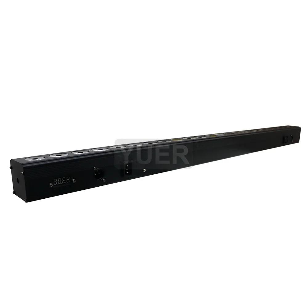 YUER DMX 24x4W LED RGBW 4IN1 Led Wall Wash Light Led Bar DMX Line Bar Wash Stage Light Party Wedding Events Lighting