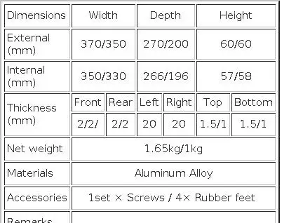 Nobsound Aluminum+Wooden Plate Chassis for DIY Tube Amplifier Housing Tube Amplifier Box