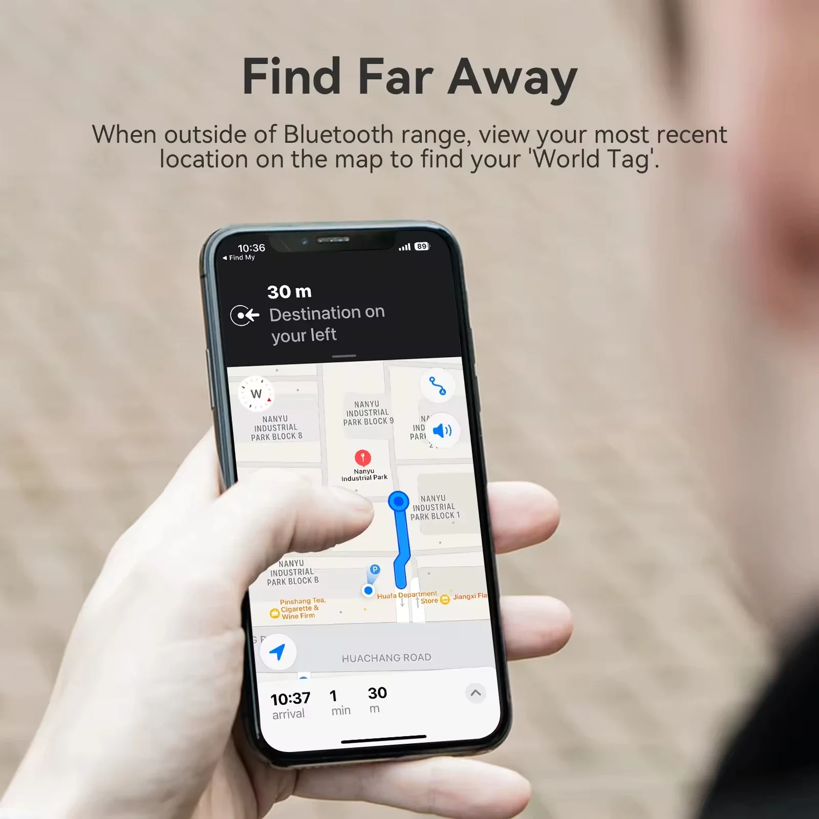 Smart Tracker For Find My APP Wallet/Bike Item Finder Key Anti-Lost Reminder Device MFI Rated Locator Smart Bluetooth Tracker