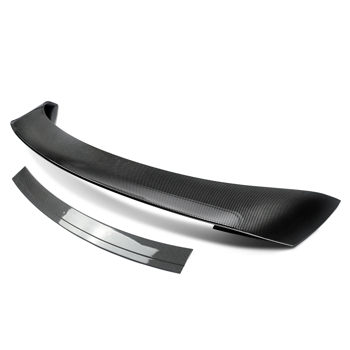FOR 15-2022 FORD MUSTANG GT350/GT350R STYLE REAR TRUNK WING SPOILER CARBON LOOK