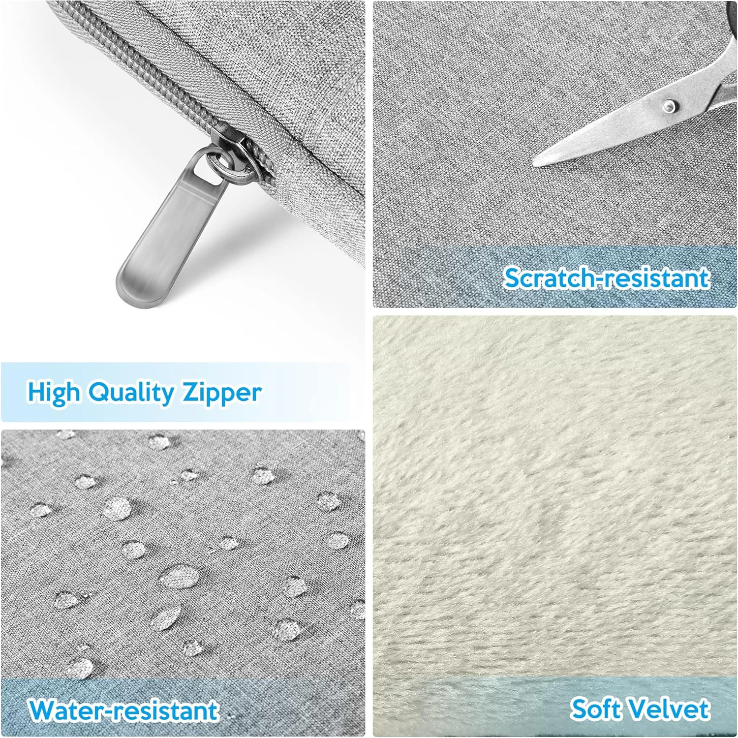 360° Universal Protection Laptop Case Sleeve for 13-inch MacBook Air M3/M2/M1 2024-2018 A3113 A2681 A2337 2022-2016 A2686 A2338