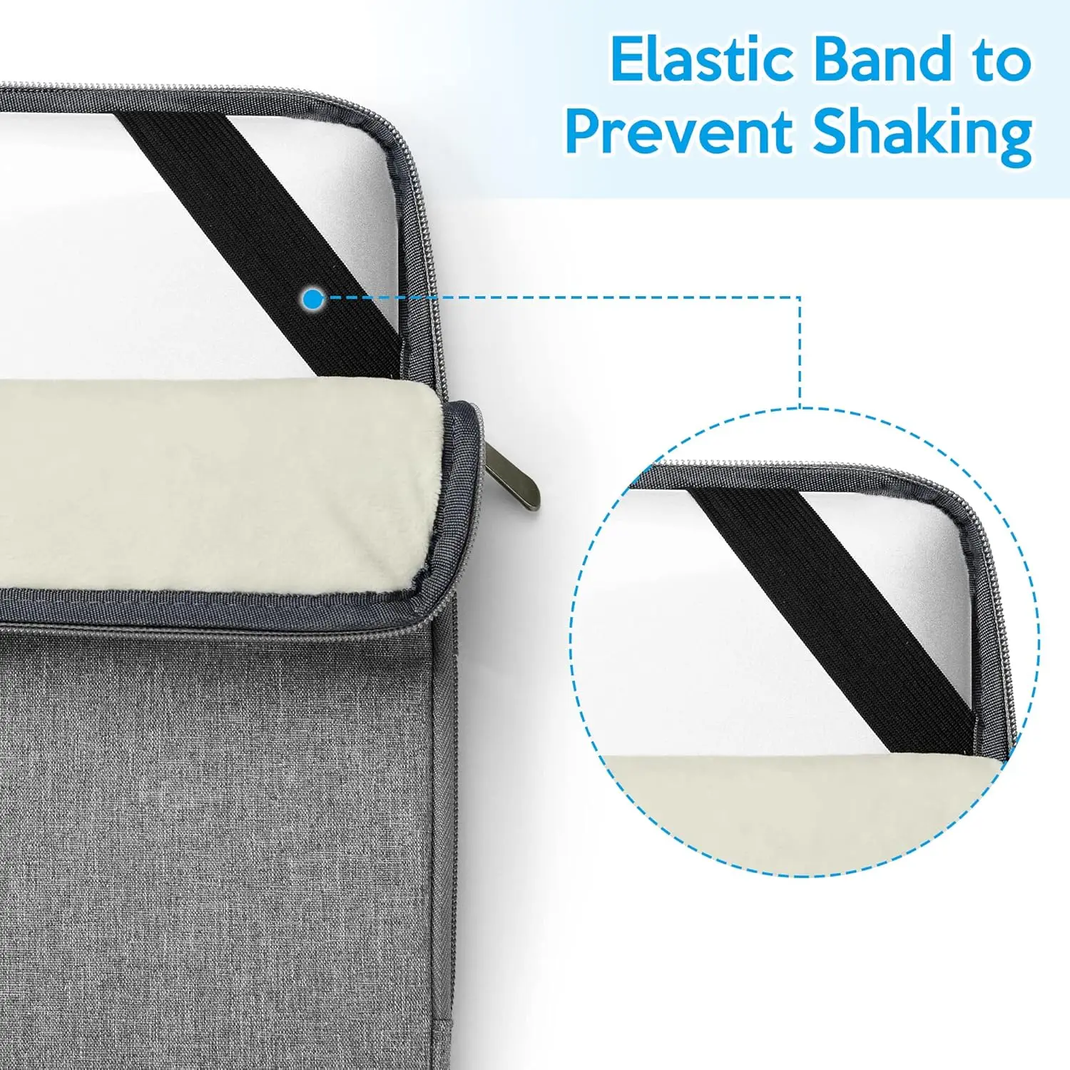360° Universal Protection Laptop Case Sleeve for 13-inch MacBook Air M3/M2/M1 2024-2018 A3113 A2681 A2337 2022-2016 A2686 A2338
