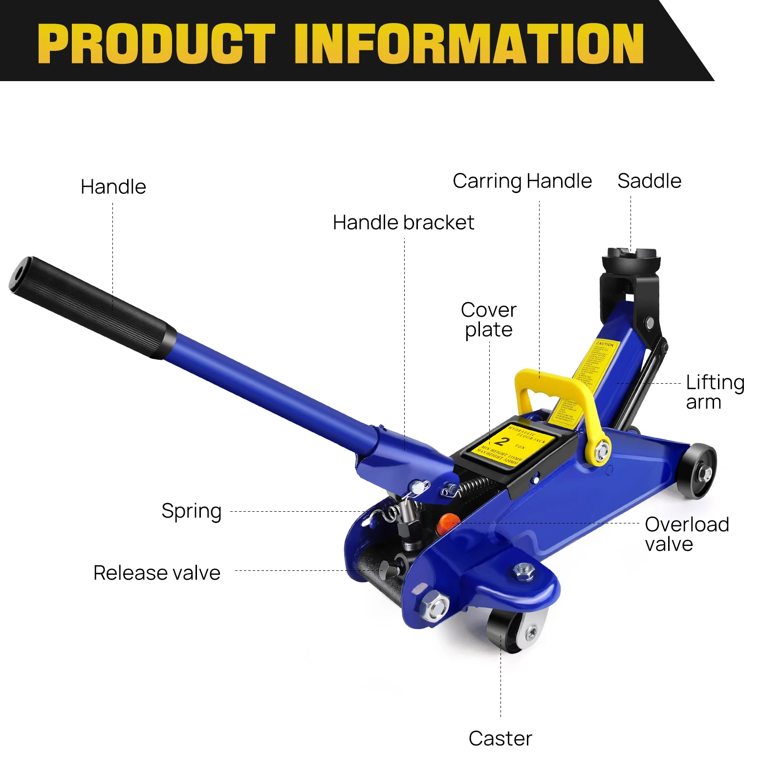 BRIEFNESS low profile trolley jack Emergency tool for tyre repair changing tyres in vans and garages