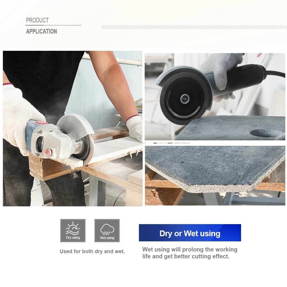 SHDIATOOL 2Pcs Dia125mm Diamond Narrow Turbo Saw Blade M14 Flange Cutting Disc Granite Marble Concrete Stone 5Inch Disc Cutter