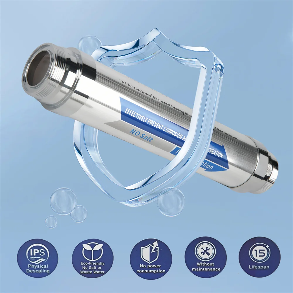 Household Soft Water Prefilter House Water Descaler Scale Inhibition Softener System Machine Anti Limescale Backwash Pre-Filter