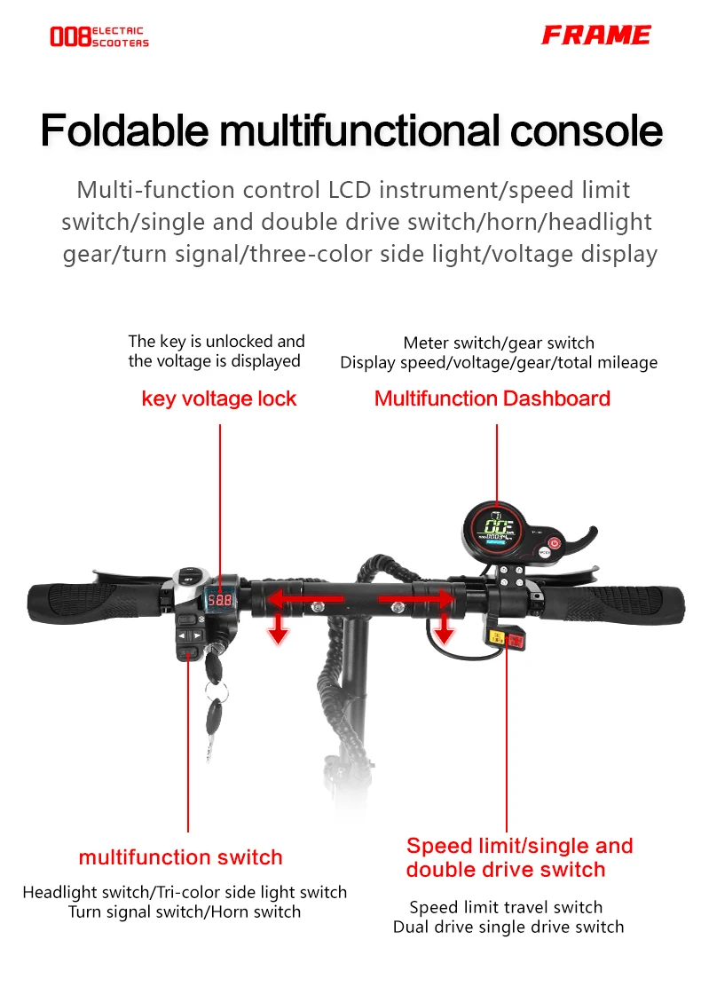 Boyueda Q7Pro Electric Scooter for Adults with Dual Motors and a 52V 19Ah Battery, featuring quiet 10-inch tires—ideal for daily commuting.
