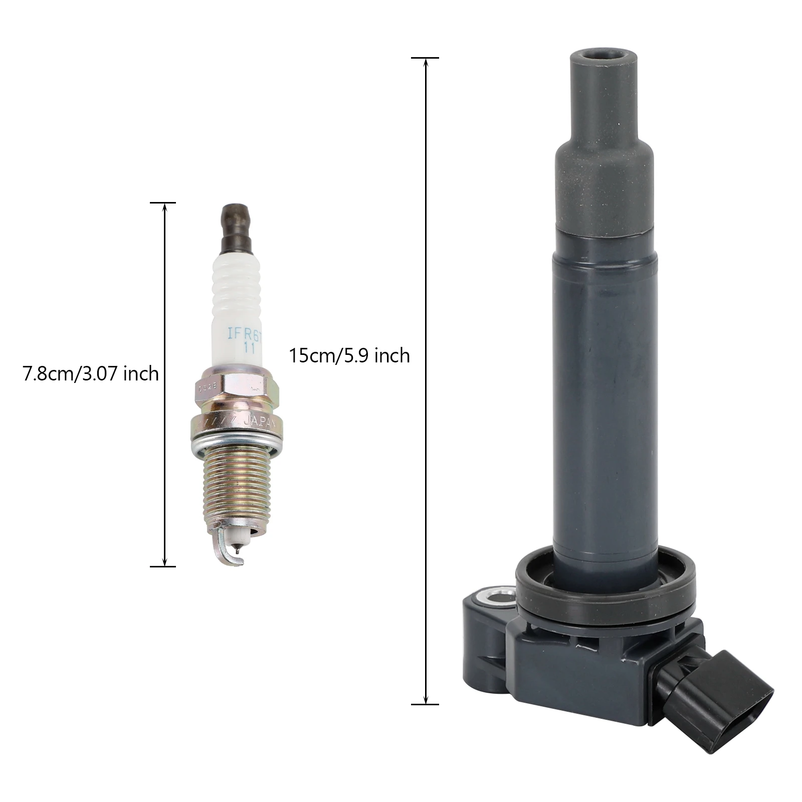 Artudatech 6X Ignition Coil+6X Spark Plug For Toyota Sienna 3.0L/3.3L UF267 2001-2006 2002 2003 2004 2005