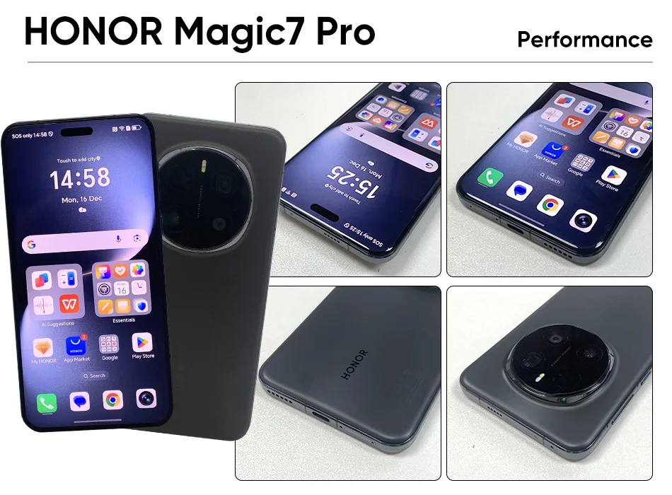 2025 NEW HONOR Magic7 Pro 5G Smartphone Snapdragon 8 Elite 6.8''120Hz LTPO Display 100W Charge Magic UI 9.0 Based on Android 15