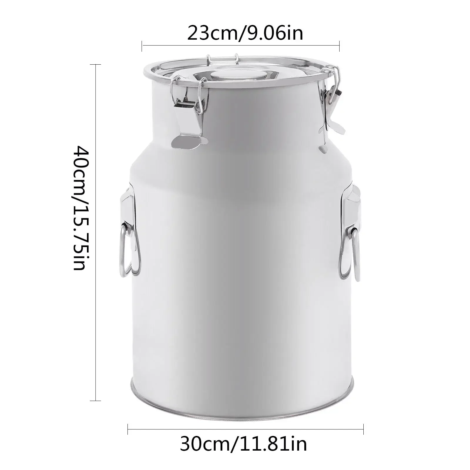 28 Litre Stainless Steel Milk Churn Milk Jug Milk Transport Jug Container