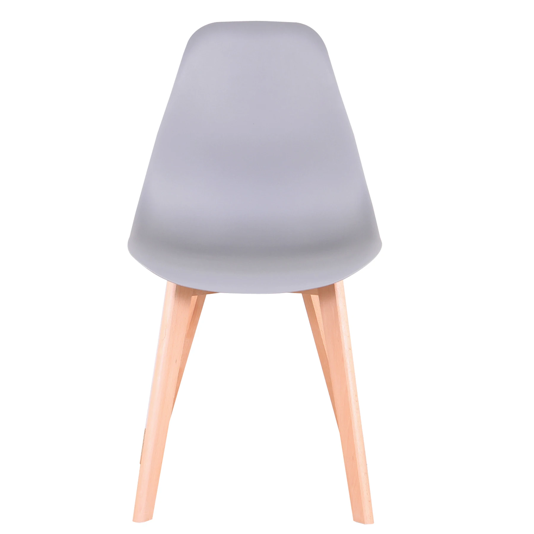 EGOONM Set of 4 Nordic Medieval Dining Chairs with Solid Wood Legs For Living Room Dining Room Bedroom Study (White/Black/Gray)