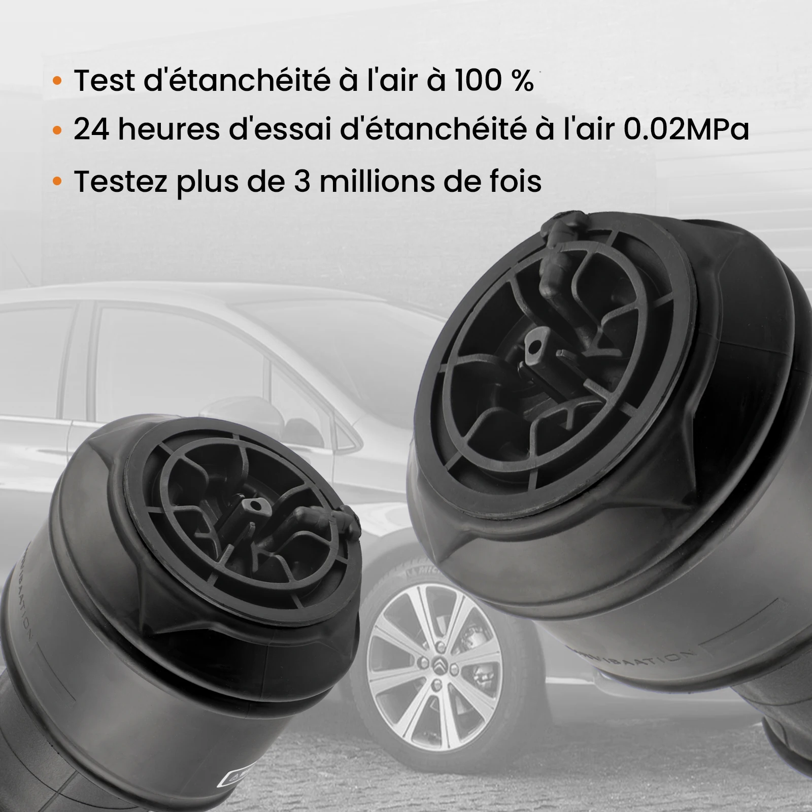 Rear Air Ride Suspension Spring Bags For Citroen C4 Picasso 5102GN 5102R8 Pair