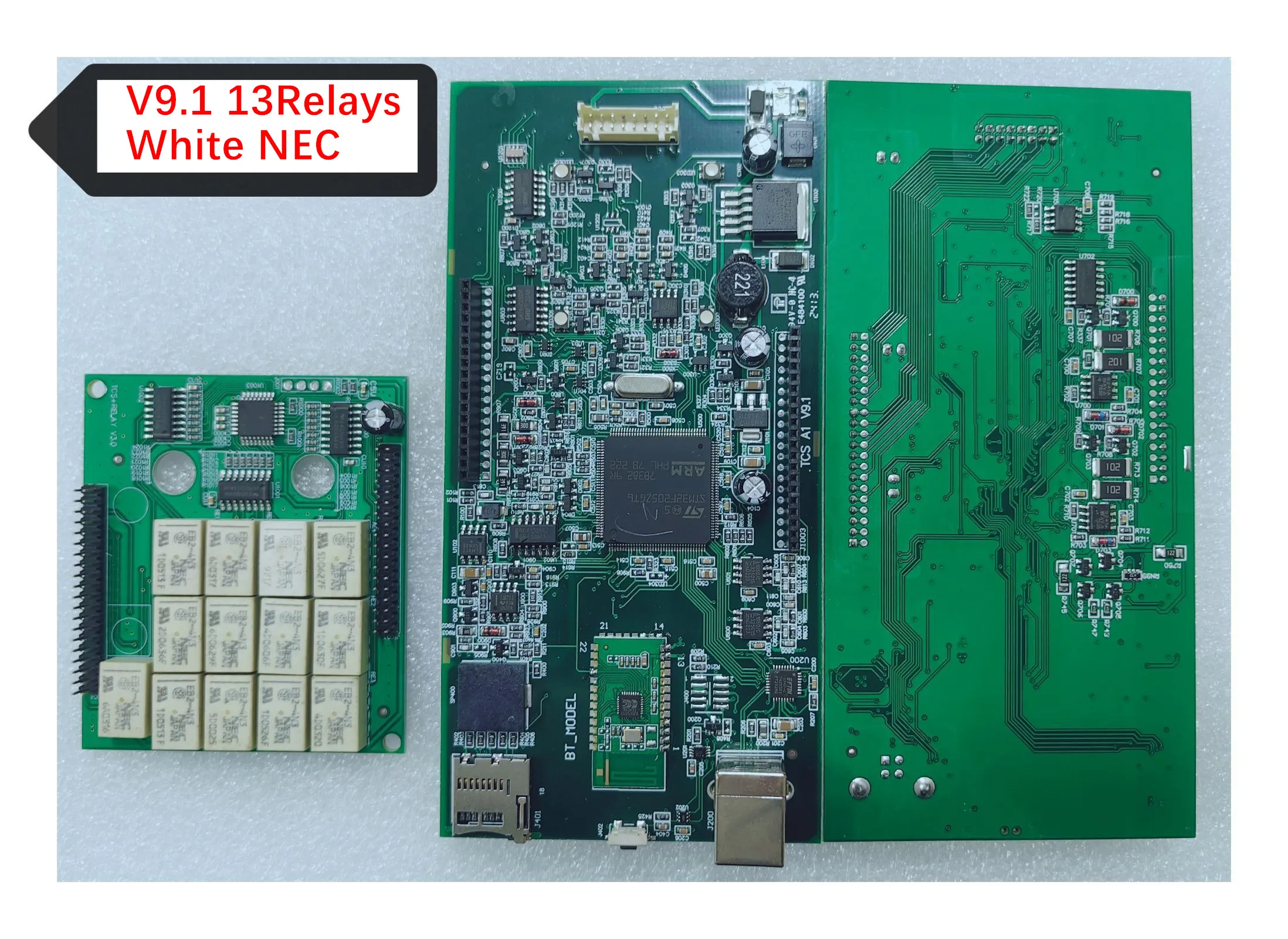 TCS NEC Relays VD150 PRO+ V9.0/V9.1 Double PCB Bluetooth V2021.11 Free Keygen OBD2 Scanner Tool Multidiag Pro Old Housing