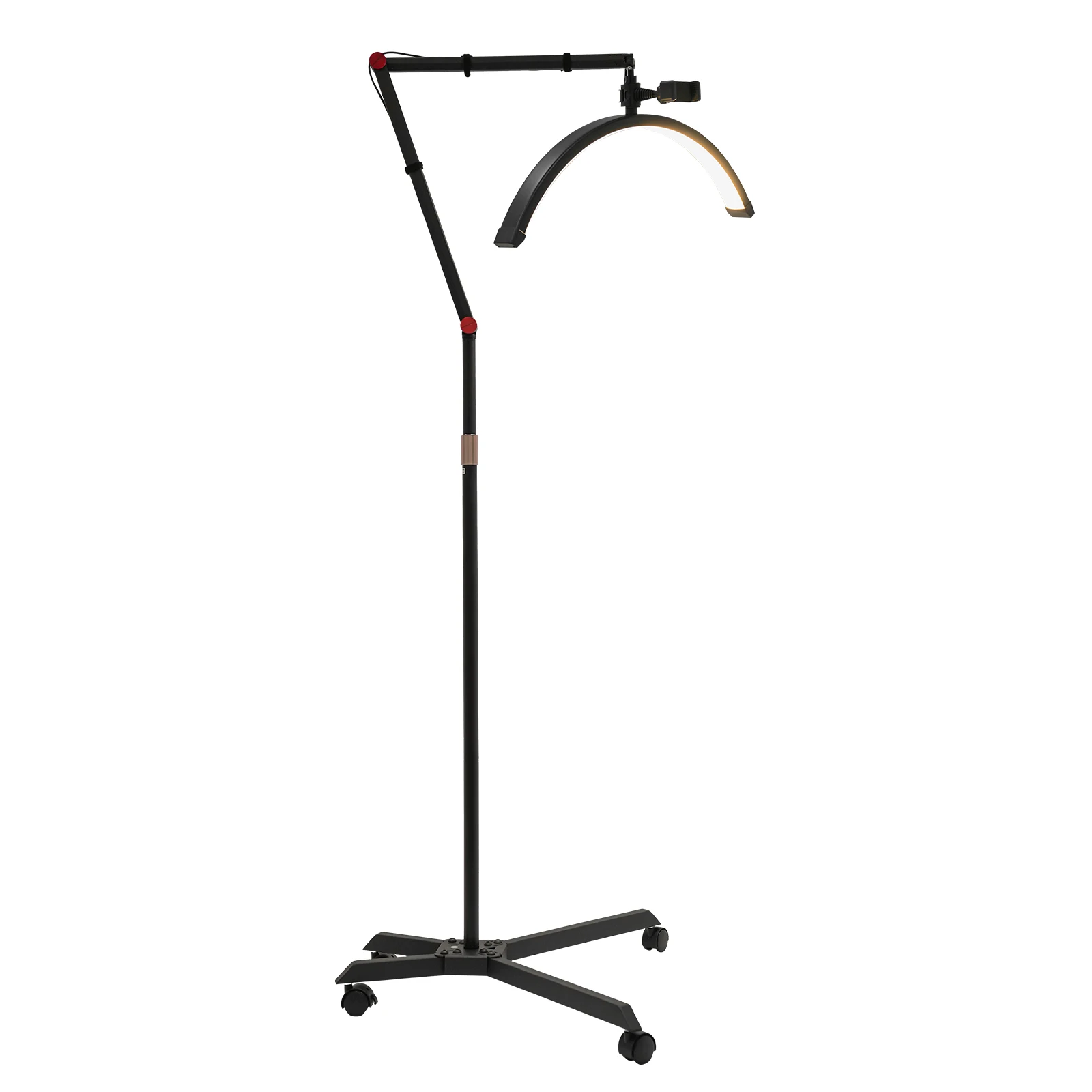 36W Floor Standing 24 Inch Half-moon Floor LED Light 2800LM Brightness Adjustable  3200K 5600K 3200K 5600K LED Fill Light