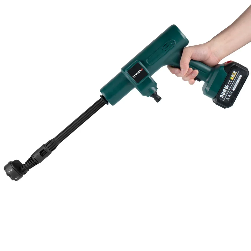 YOFIDRA 3500W 200Bar Brushless Washer Water Gun 6 IN 1 Cordless  Electric High Pressure Car Washer Garden For Makita Battery Pin