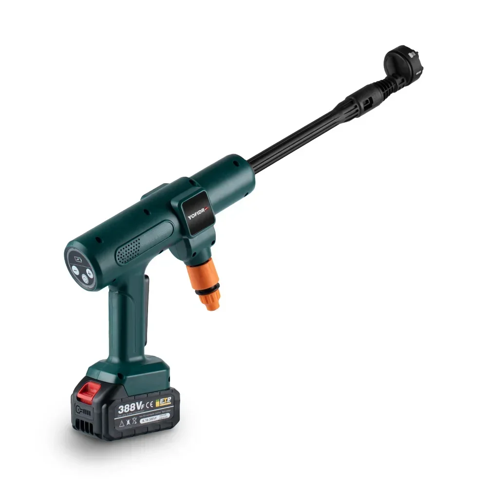 YOFIDRA 3500W 200Bar Brushless Washer Water Gun 6 IN 1 Cordless  Electric High Pressure Car Washer Garden For Makita Battery Pin