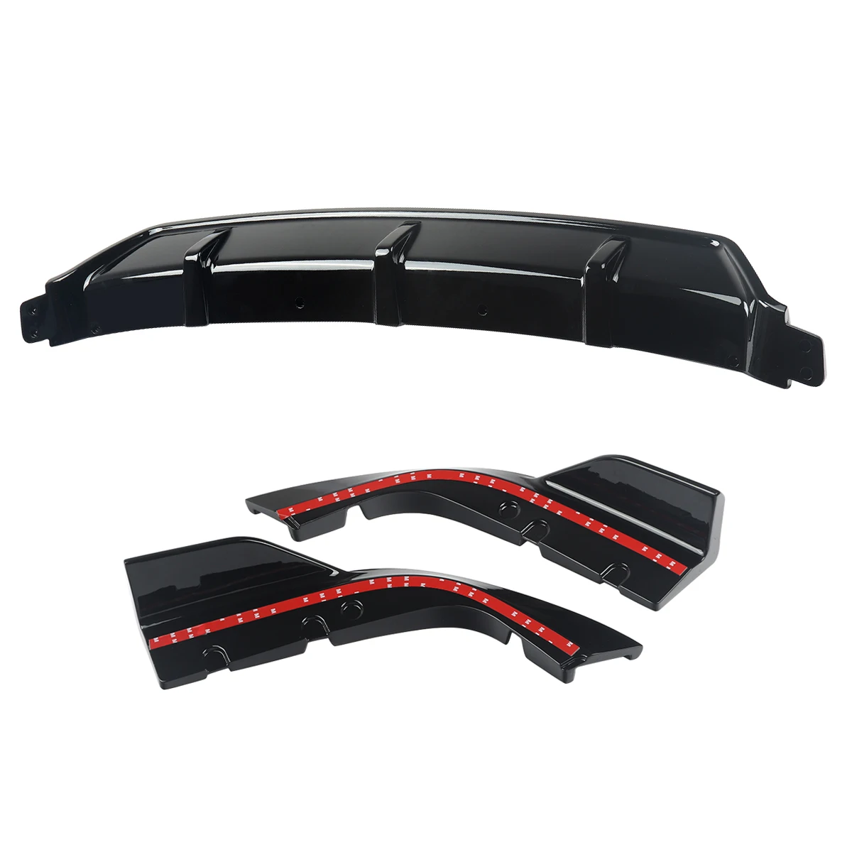 MAGICKIT BODY KITS FOR 2019+ BMW X5M G05 FRONT LIP REAR DIFFUSER SPOILER GLOSSY BLACK USA Gloss Black CAR accessories
