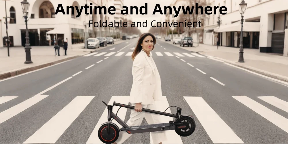 ATSANT Adult Electric Scooter Powerful Motor 35KM/50KM Long Range 8.5/10 Inch Tires 10.5/14.5Ah Large Battery Foldable Commuter Electric Scooter Kick Scooter