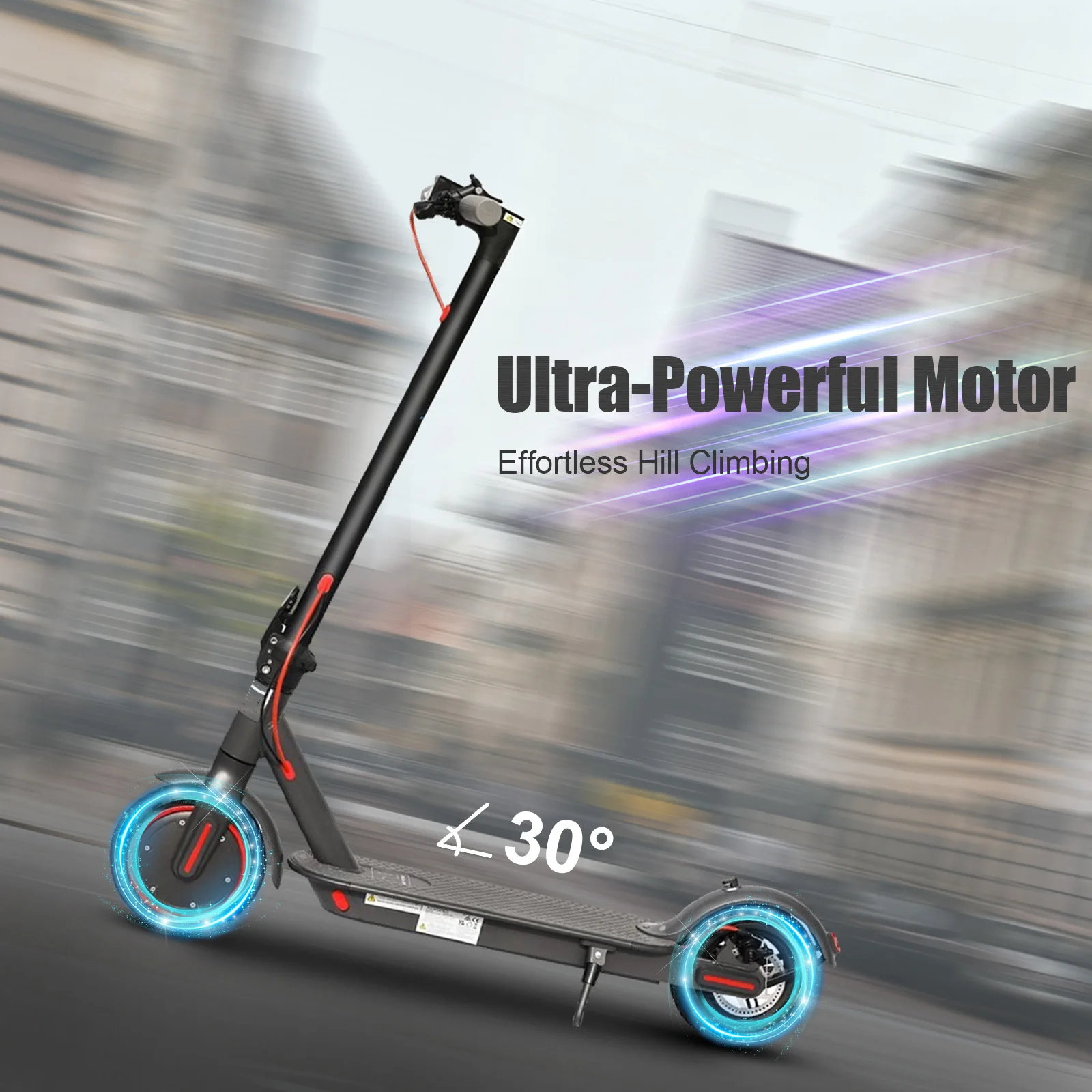 ATSANT Adult Electric Scooter Powerful Motor 35KM/50KM Long Range 8.5/10 Inch Tires 10.5/14.5Ah Large Battery Foldable Commuter Electric Scooter Kick Scooter