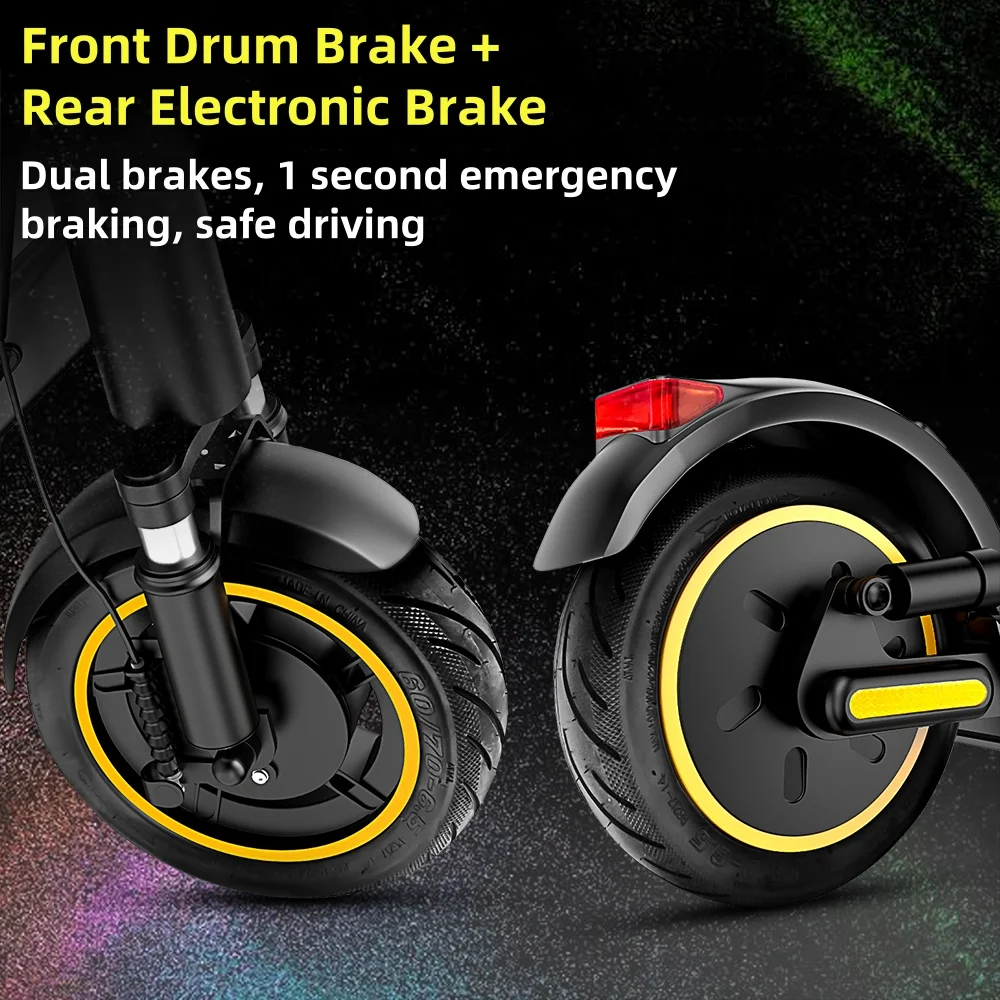 ATSANT Adult Electric Scooter Powerful Motor 35KM/50KM Long Range 8.5/10 Inch Tires 10.5/14.5Ah Large Battery Foldable Commuter Electric Scooter Kick Scooter