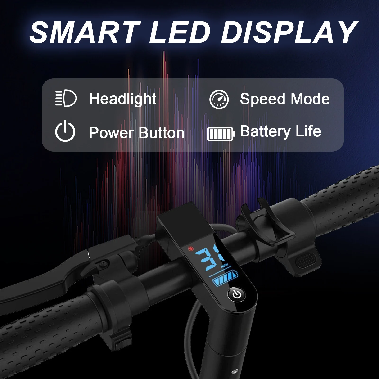 ATSANT Adult Electric Scooter Powerful Motor 35KM/50KM Long Range 8.5/10 Inch Tires 10.5/14.5Ah Large Battery Foldable Commuter Electric Scooter Kick Scooter