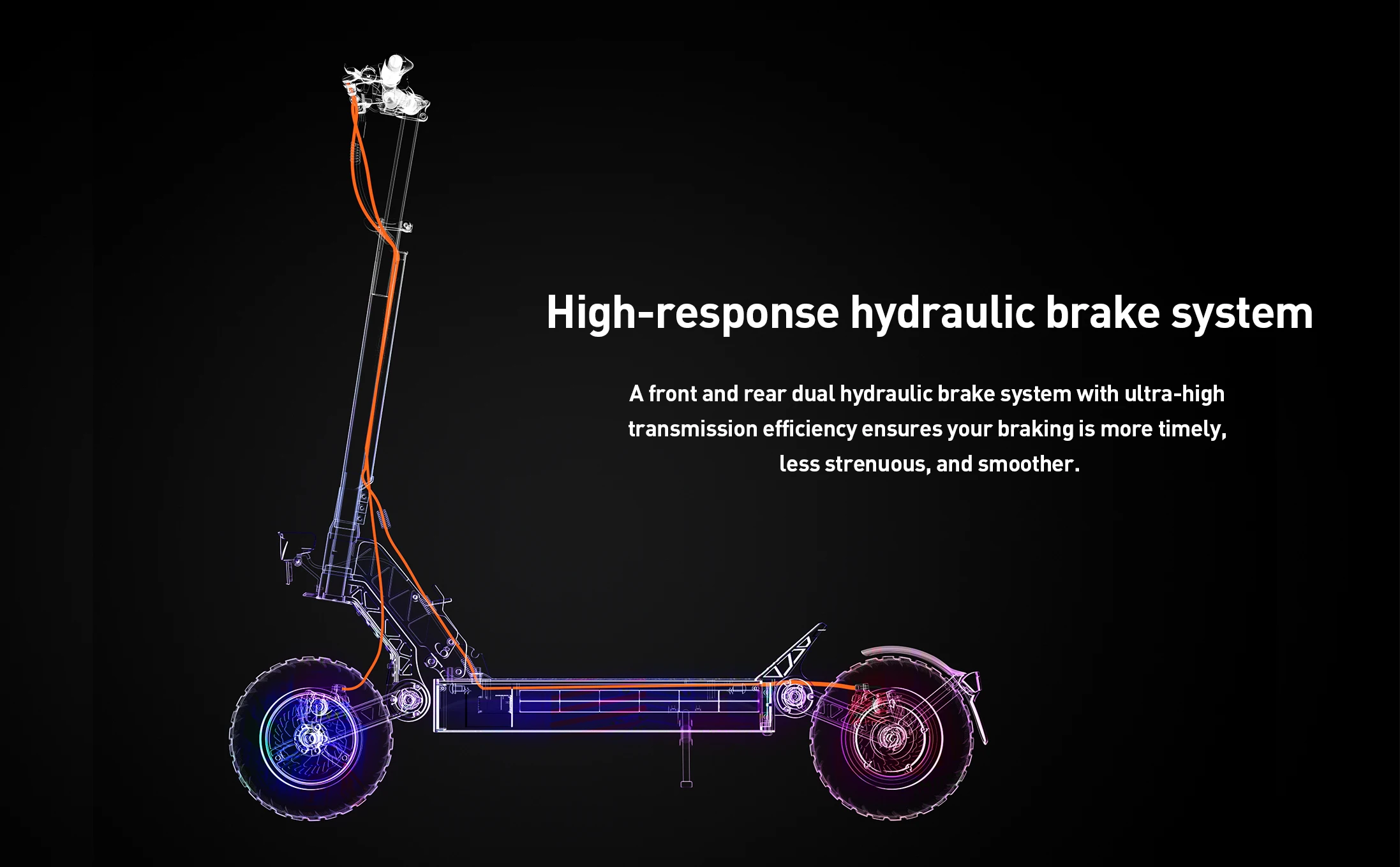 Electric scooters JOYOR-S10-S-Z motorization 60V18Ah road tires 10 ''hydraulic dual brakes for adults