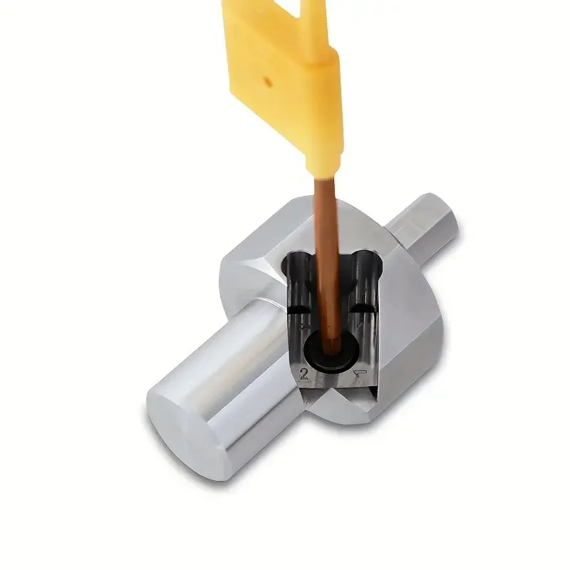 ENJOYWOOD Woodworking Chamfer Tool for 19mm/20mm Dog Holes Polished Finish T10 Alloy Blade Stainless Steel 9mm Hex Shank